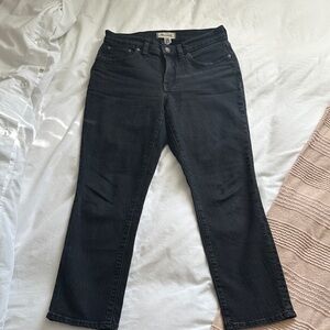Madewell Women's Black Wash Mid-Rise vintage Jeans